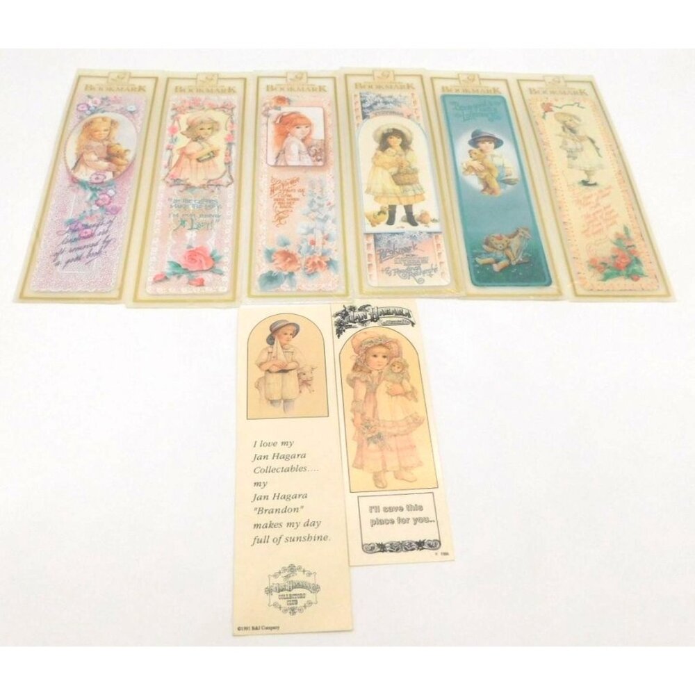 Lot of Vintage Gallery Edition Jan Hagara Bookmarks Collection